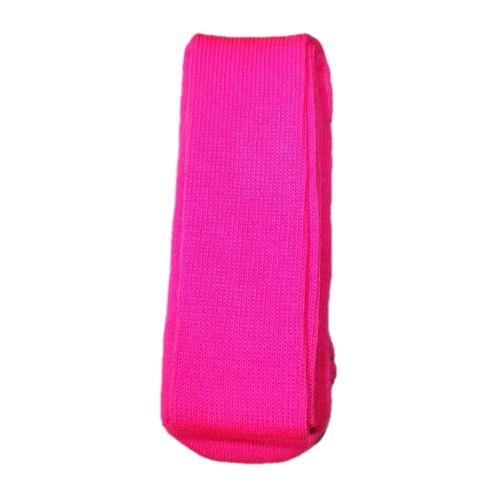 Pro Feet Kids Neon Pink Athletic Over the Calf Sports Socks Ribbed Knit Youth